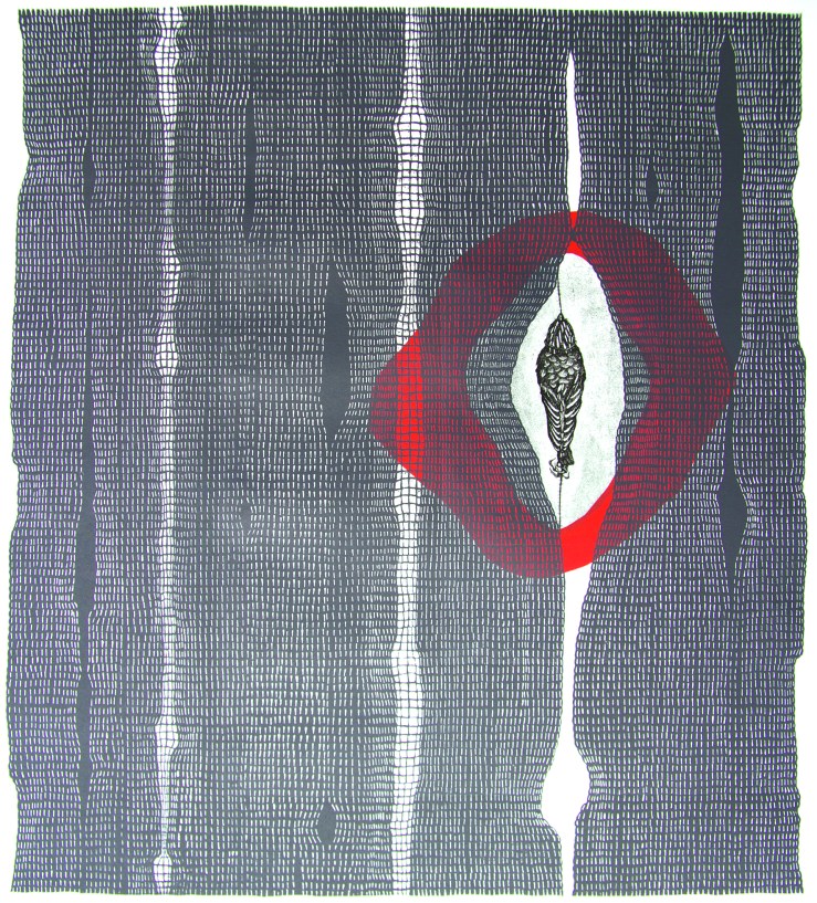 Striated pardalote net